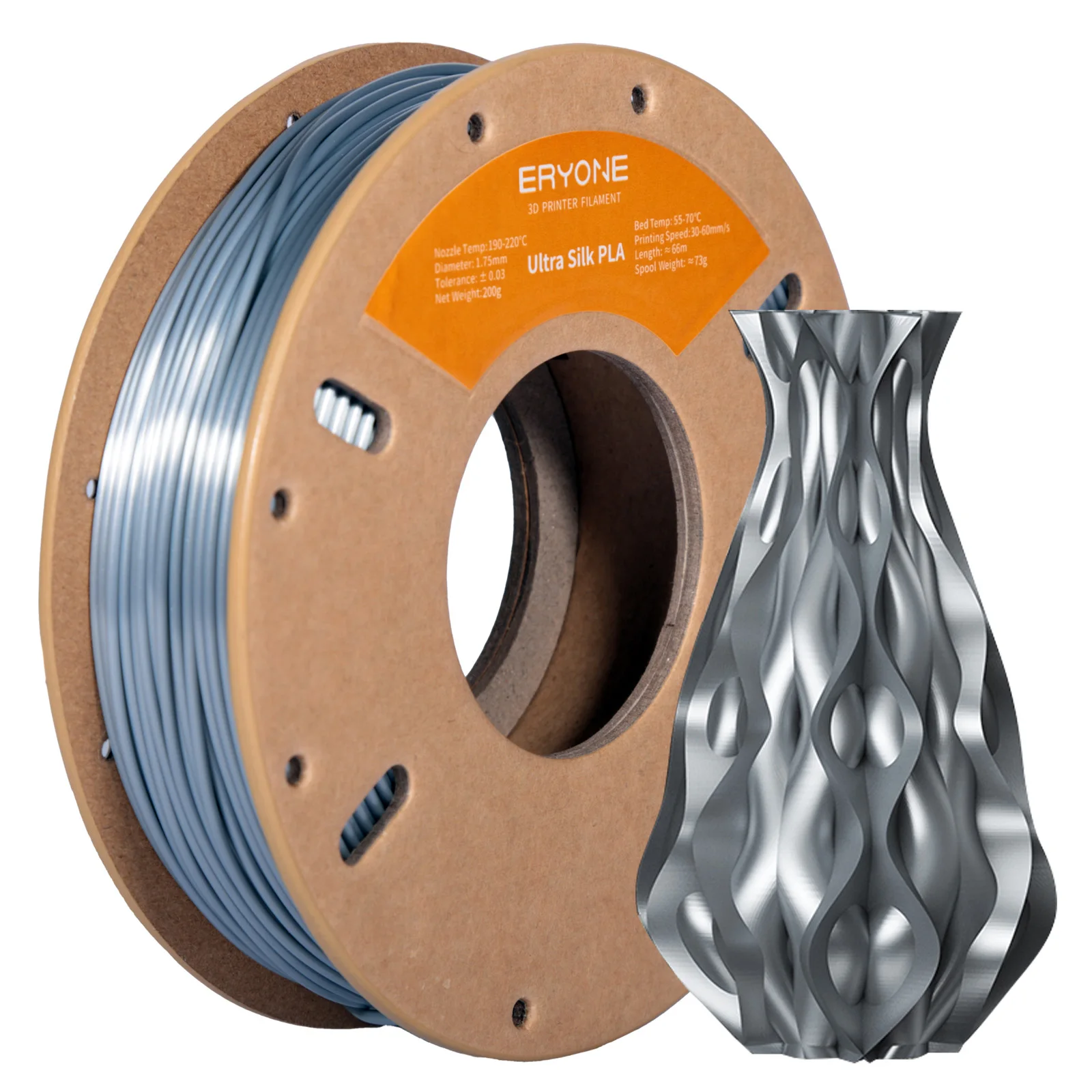 Eryone 200G Ultra SILK PLA Filament 3D Printing 3D Filament 1.75mm For 3D Printer And 3D Pen,1