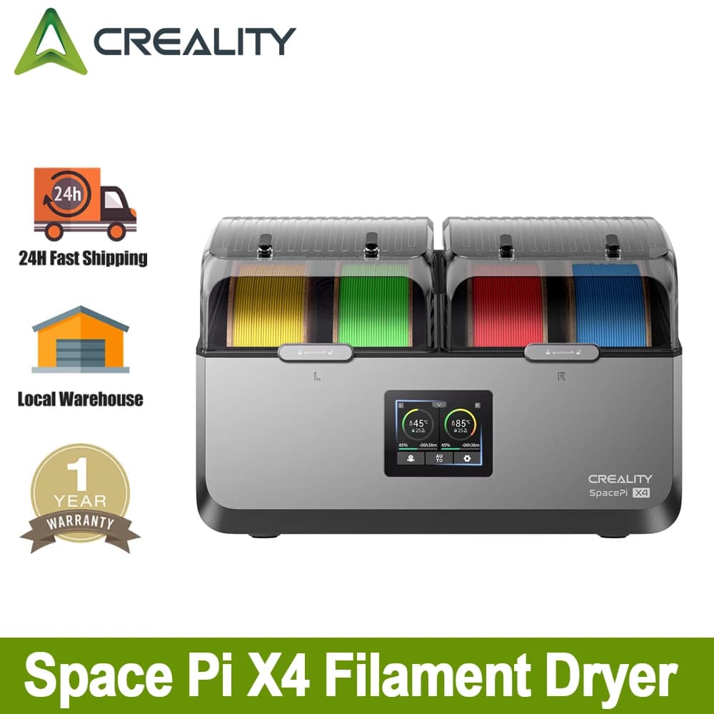 Creality Space Pi X4 Filament Dryer Dual Independent Heating Chambers Active Dehumidification F