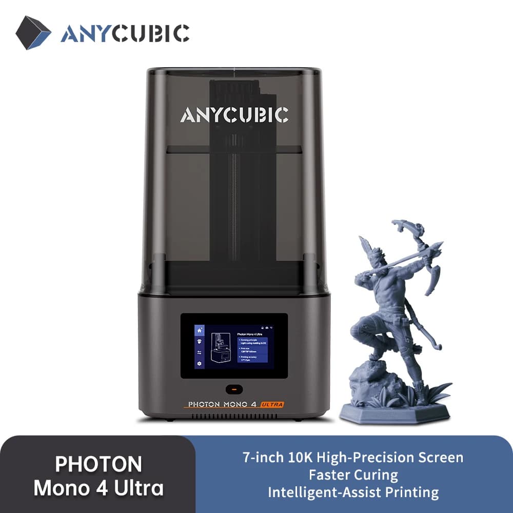 ANYCUBIC Photon Mono 4 Ultra AE Version LCD 3D Printer 7" 10K High Precision 3D Printing 2.2L B
